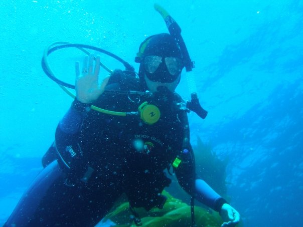 '80 diving on her birthday